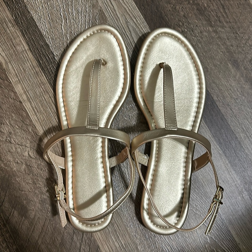Gold sandals